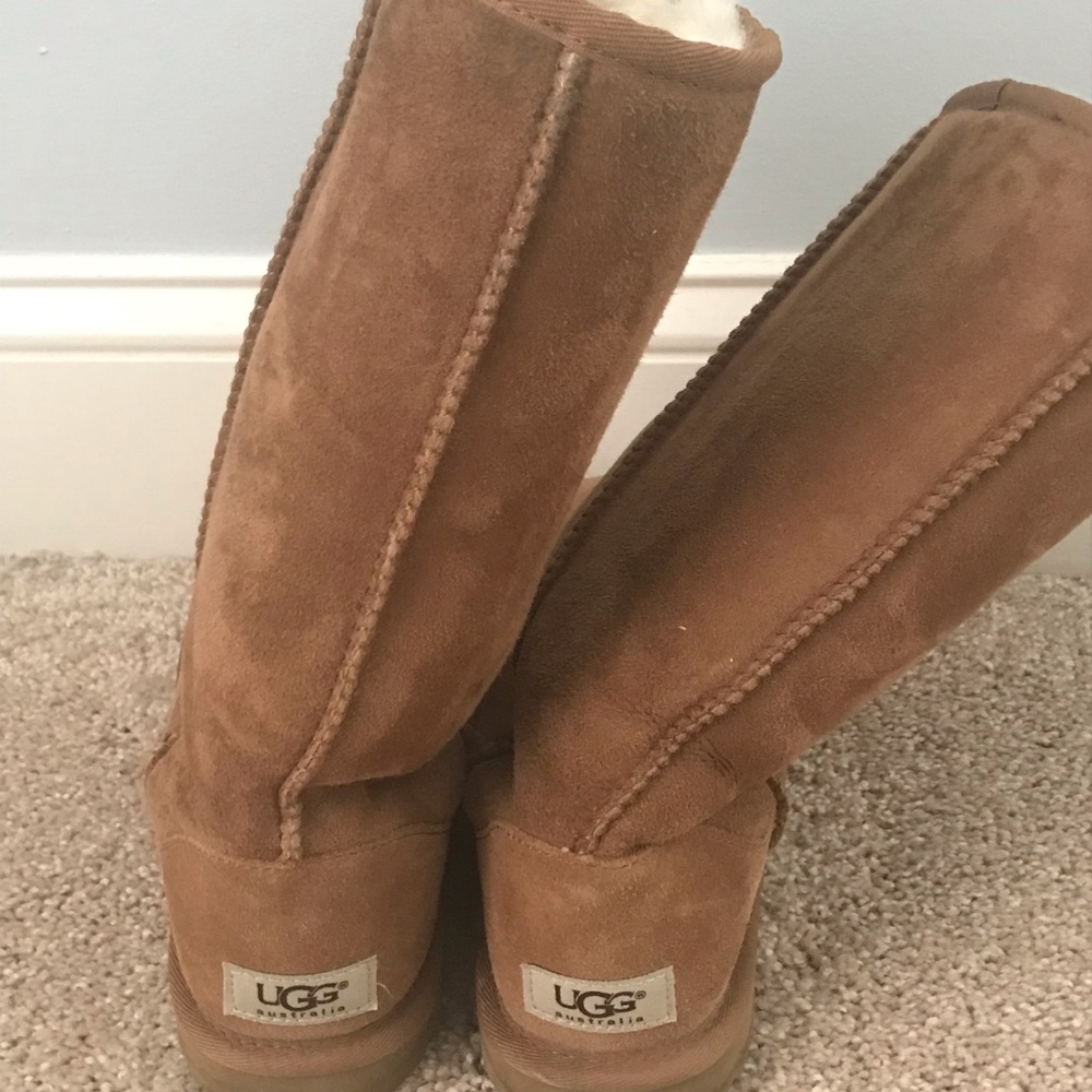 Tall uggs in chestnut size 7